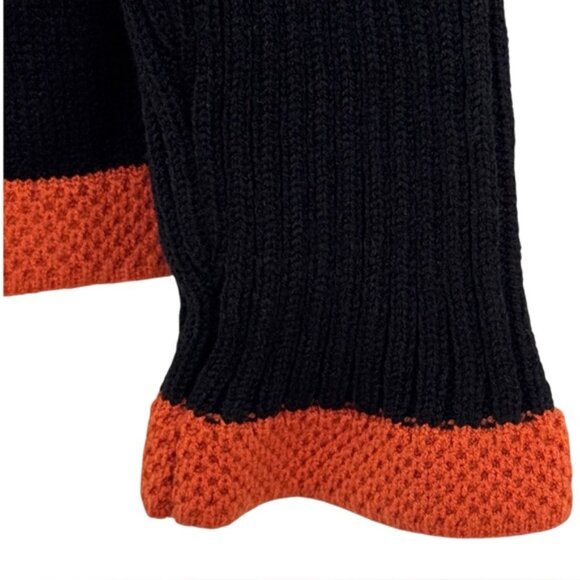 “Don't Reign Me In” Cardigan Black/Rust White Horse Silhouette Horse Bit Closure - Picture 6 of 9